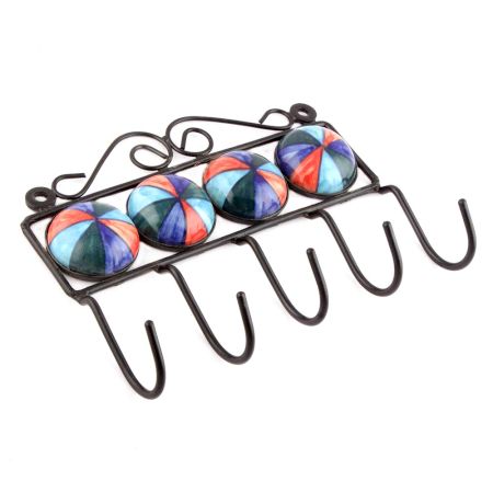 Multicolor Ceramic Tiles Hooks Online